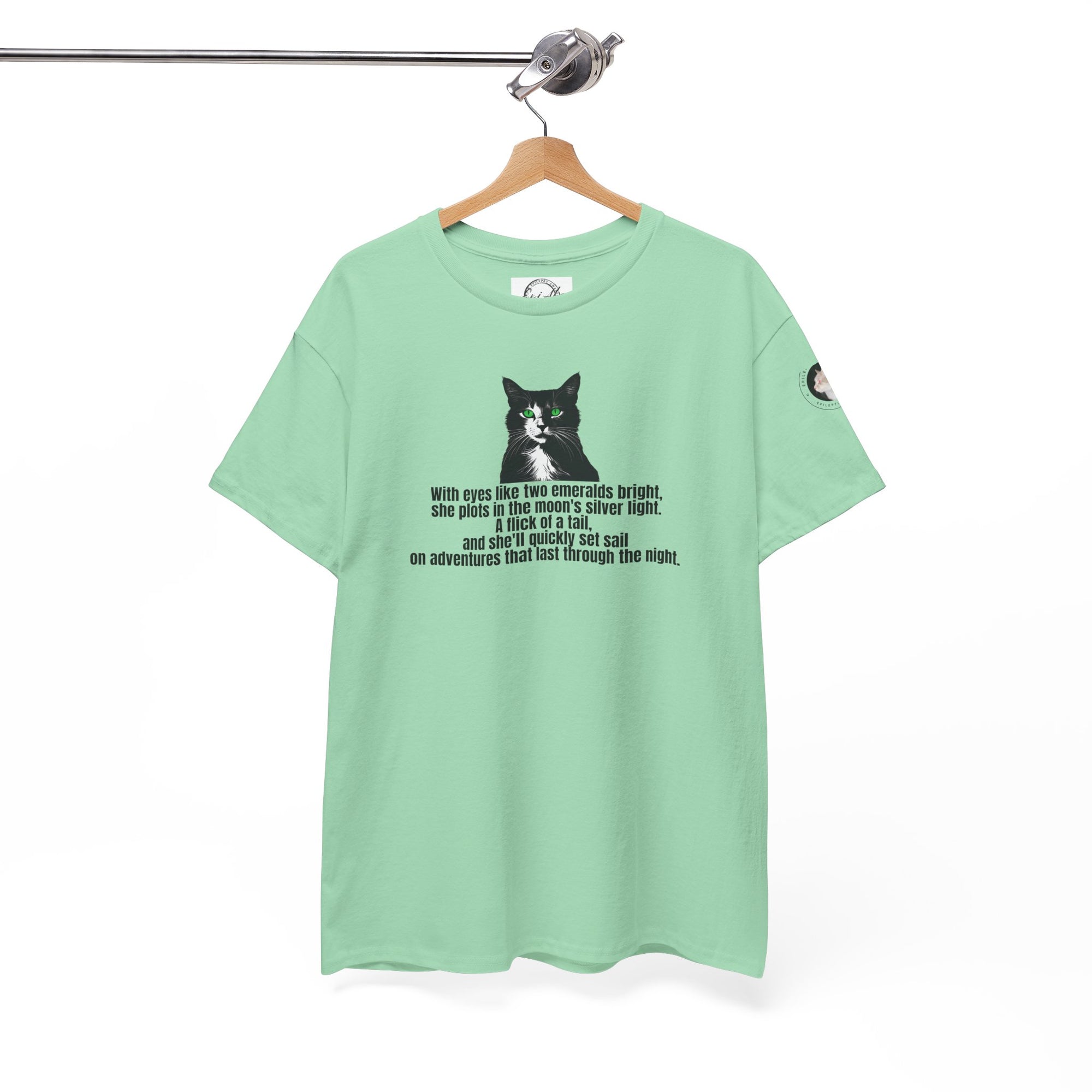 Emerald Eyed Mischief Unisex Heavy Cotton Tee