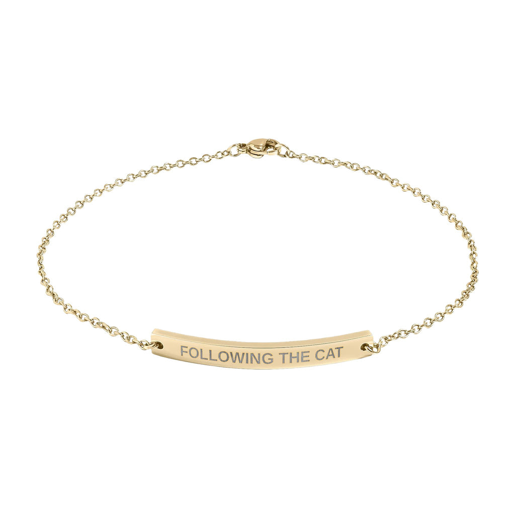 Following the Cat Anklet | Funny Cat Lover Anklet
