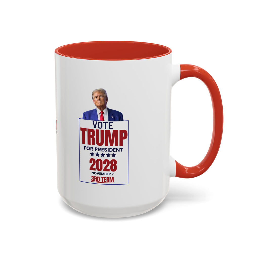 Vote Trump for President Coffee Mug – 11oz & 15oz Accent Mug for Political Enthusiasts
