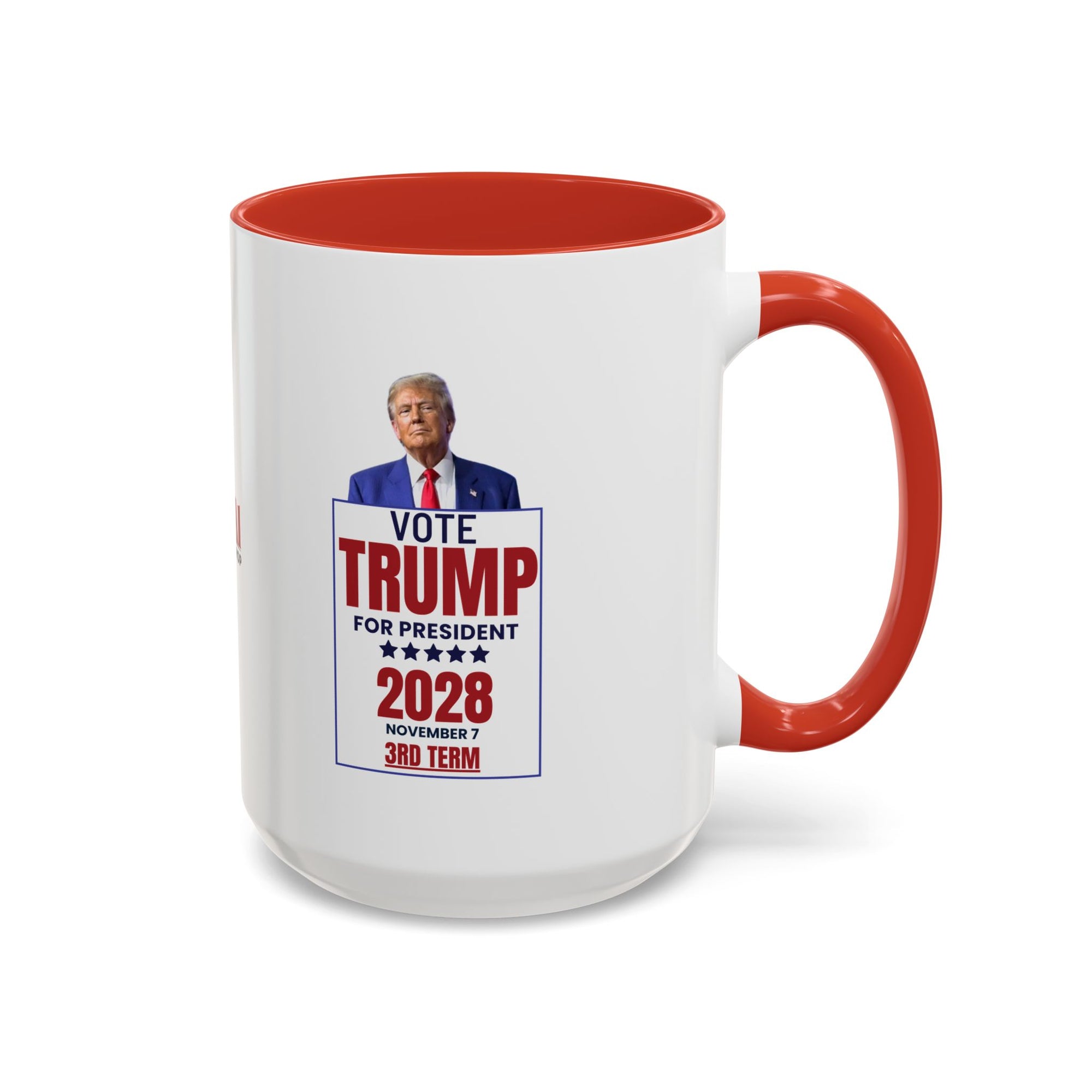 Vote Trump for President Coffee Mug – 11oz & 15oz Accent Mug for Political Enthusiasts