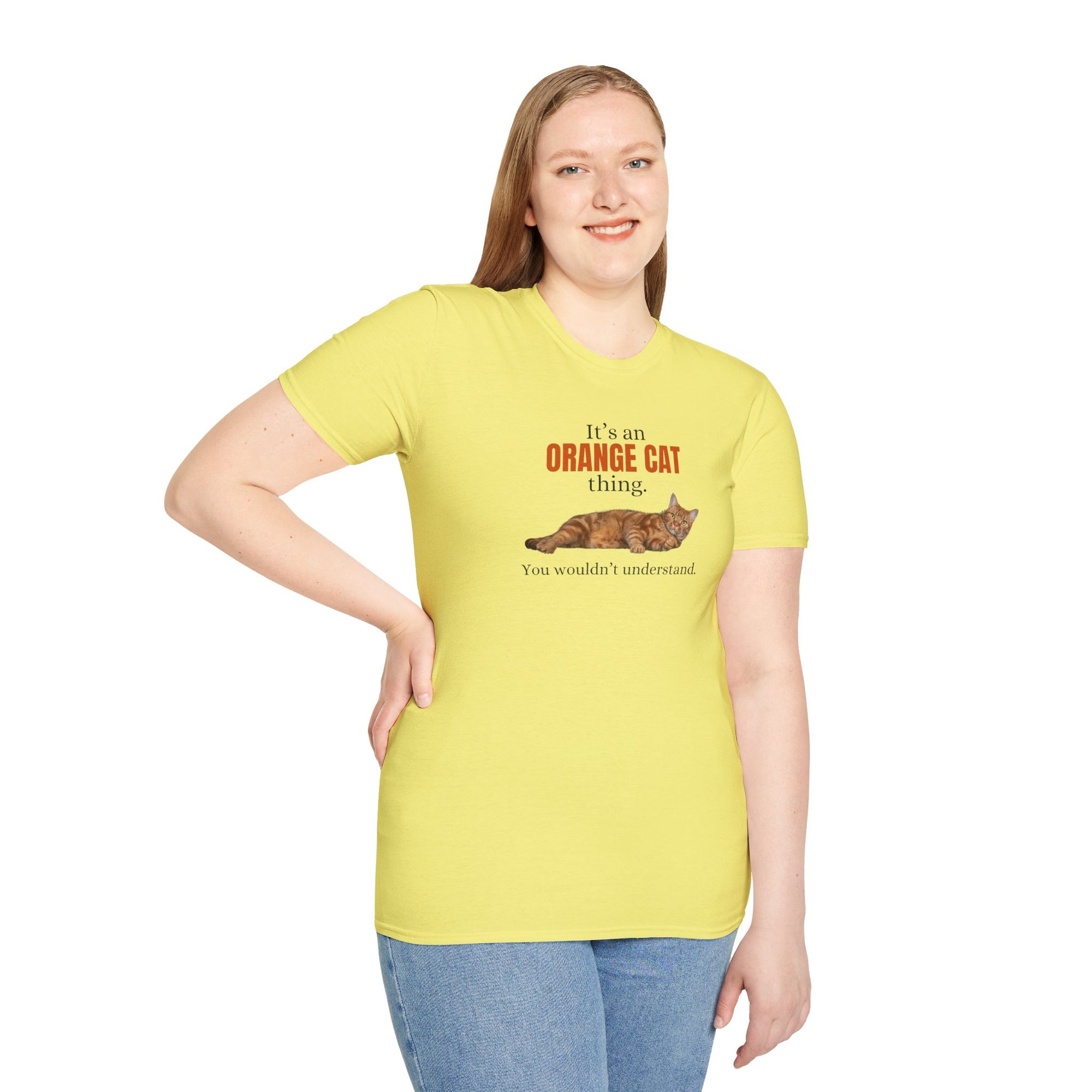 It's an Orange Cat Thing Unisex Softstyle T-Shirt