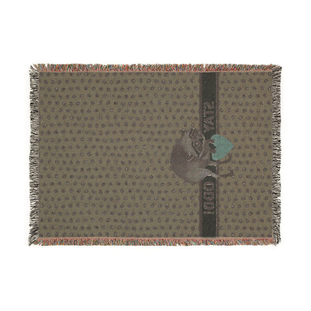 Stay Odd Jimothy Woven Cotton Blanket