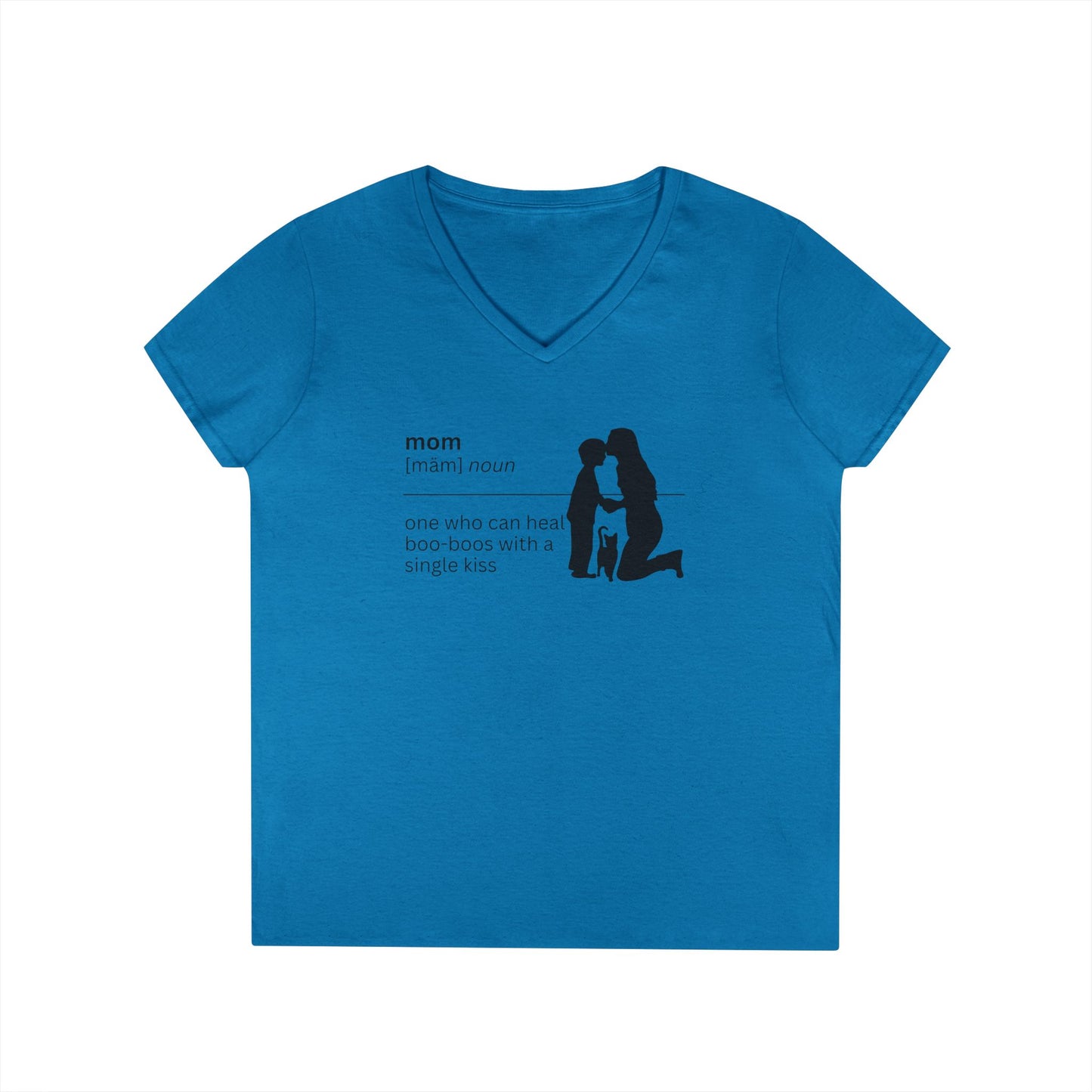 Mom Definition V-Neck T-Shirt - Boo Boos