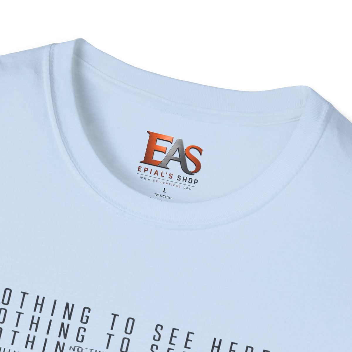 Nothing to See Here T-Shirt | Hidden Fingerprint True Crime & Internet Sleuth Tee