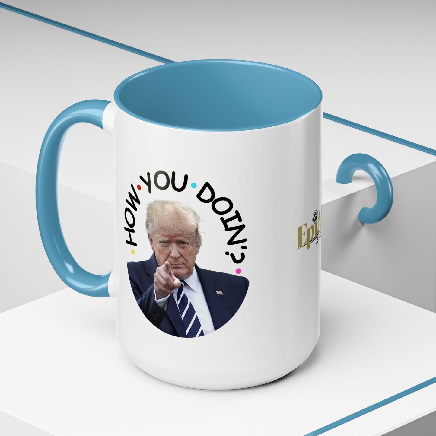 Funny Accent Coffee Mug - "How You Doin'?" - Perfect Gift for Trump Fans