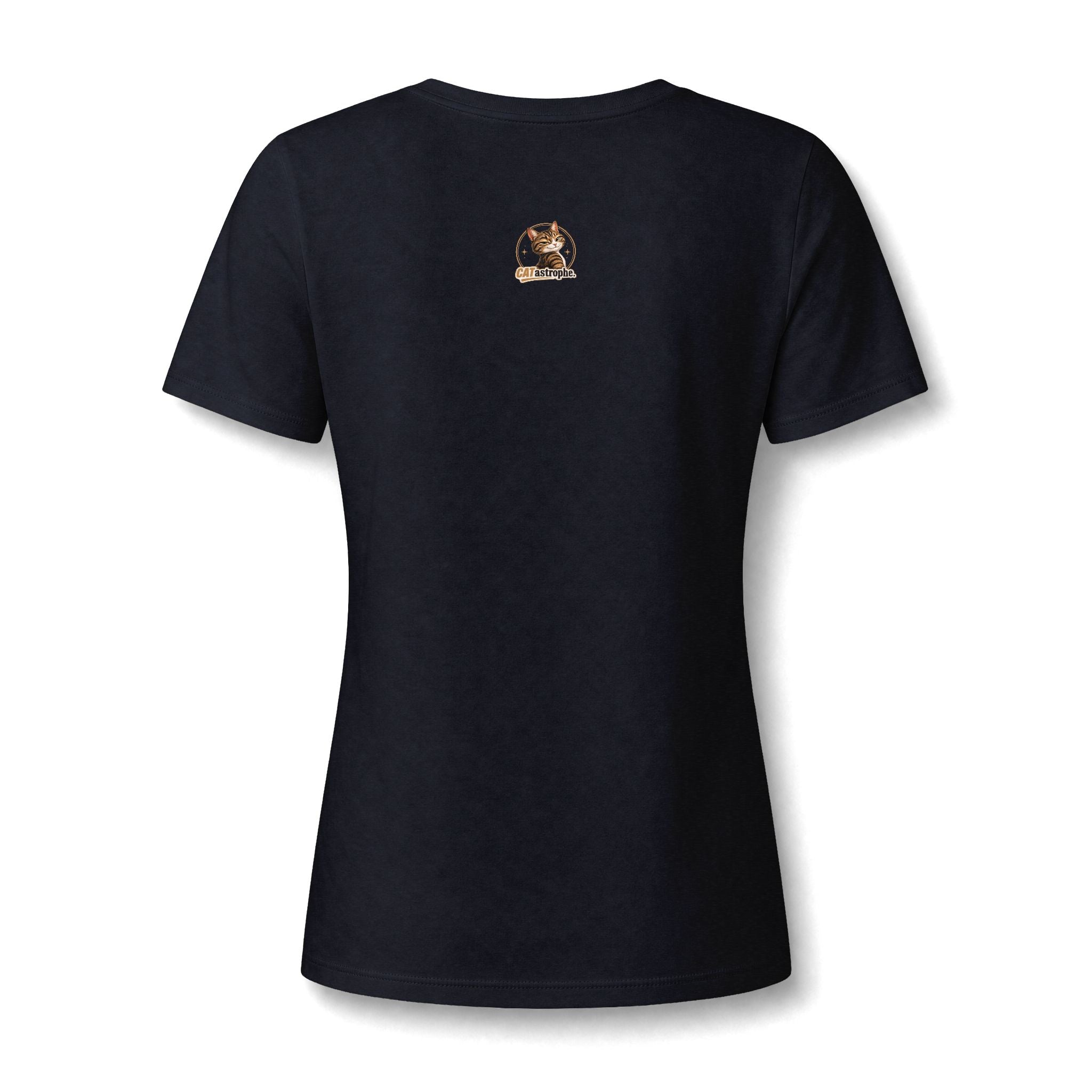CATastrophe Women’s Relaxed V-Neck T-Shirt