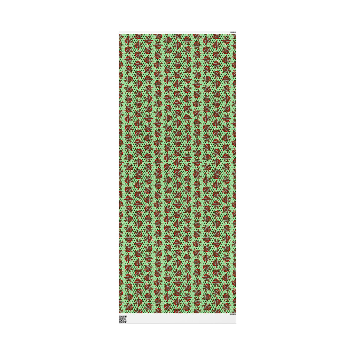 Making Spirits Squatchy Christmas Wrapping Paper | Bigfoot Holiday Gift Wrap