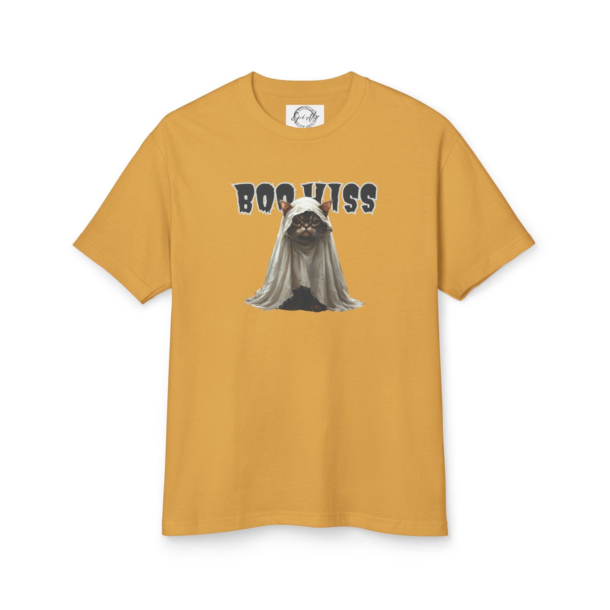 Boo Hiss Ghost Kitty Unisex Tee, Halloween Shirt