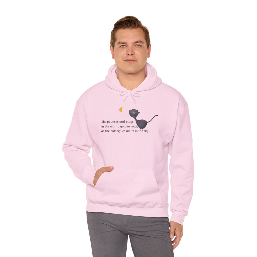 She Pounces & Plays Unisex Heavy Blend™ Hooded Sweatshirt