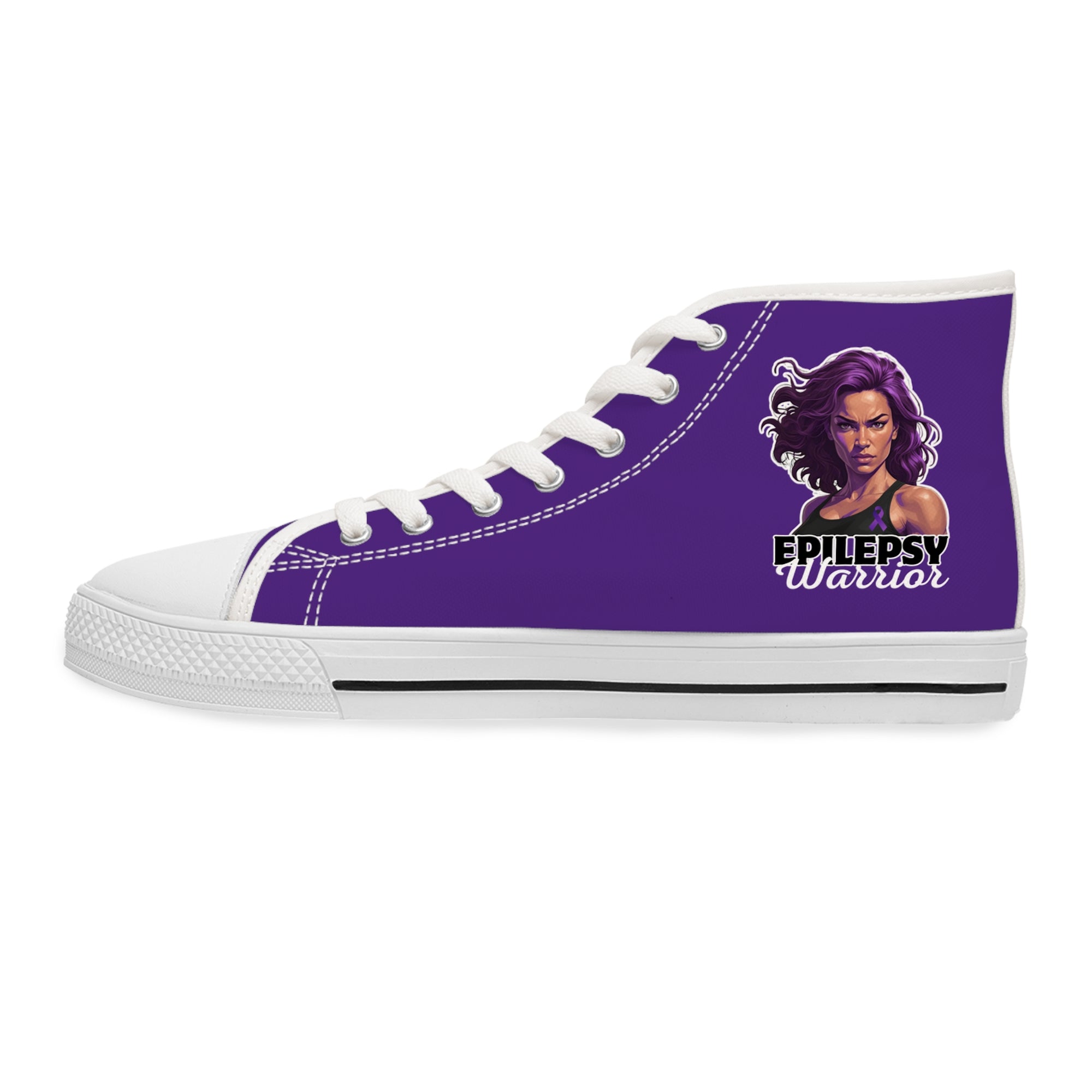 Chic Epilepsy Warrior Women's High Top Sneakers