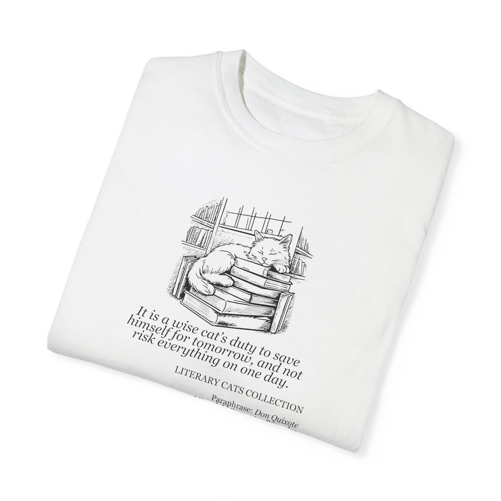 Literary Cat Unisex T-Shirt - Don Quixote