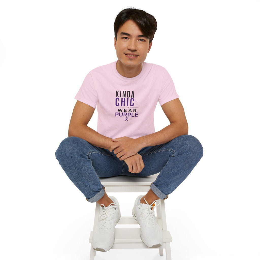 Kinda Chic to Wear Purple Epilepsy Awareness T-Shirt