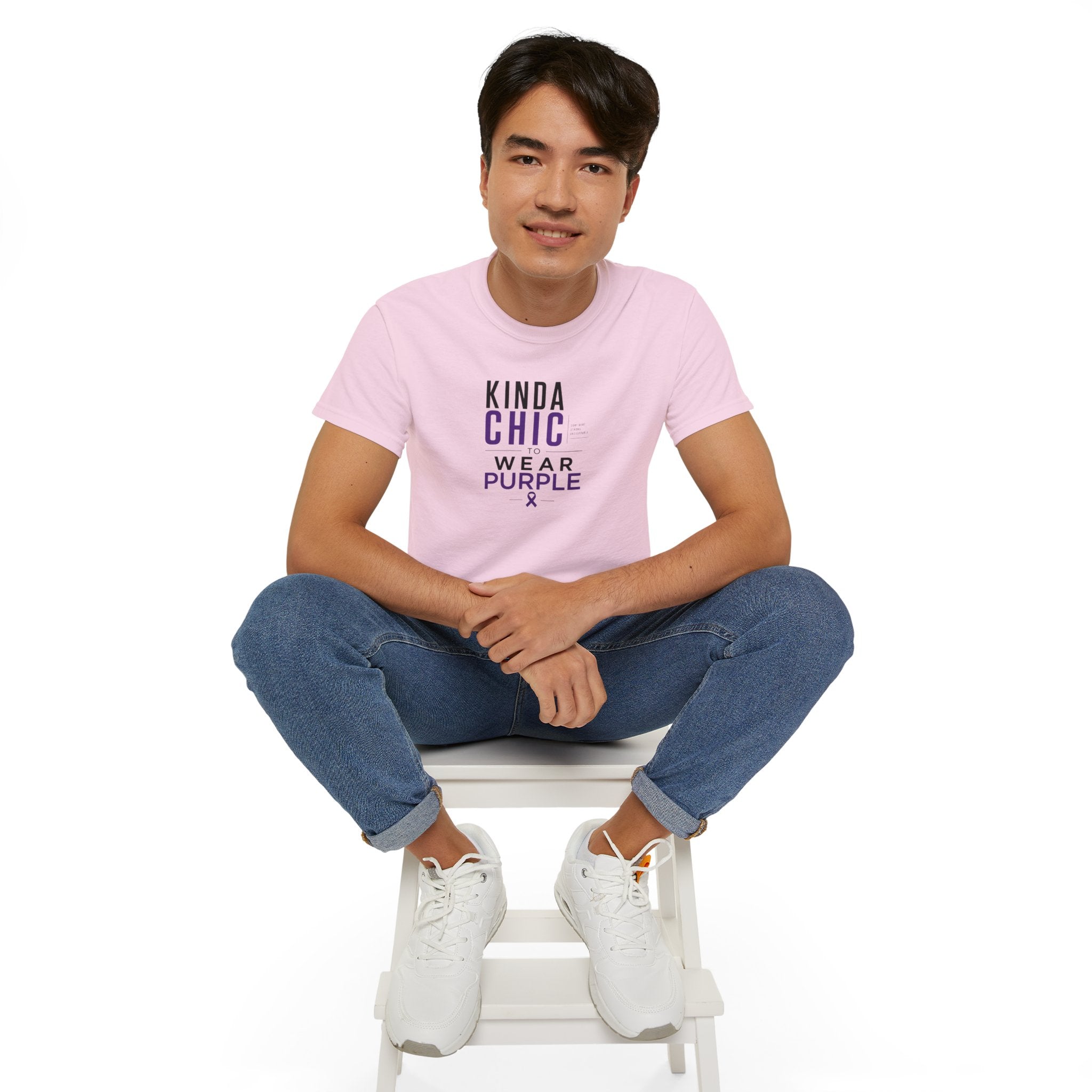 Kinda Chic to Wear Purple Epilepsy Awareness T-Shirt