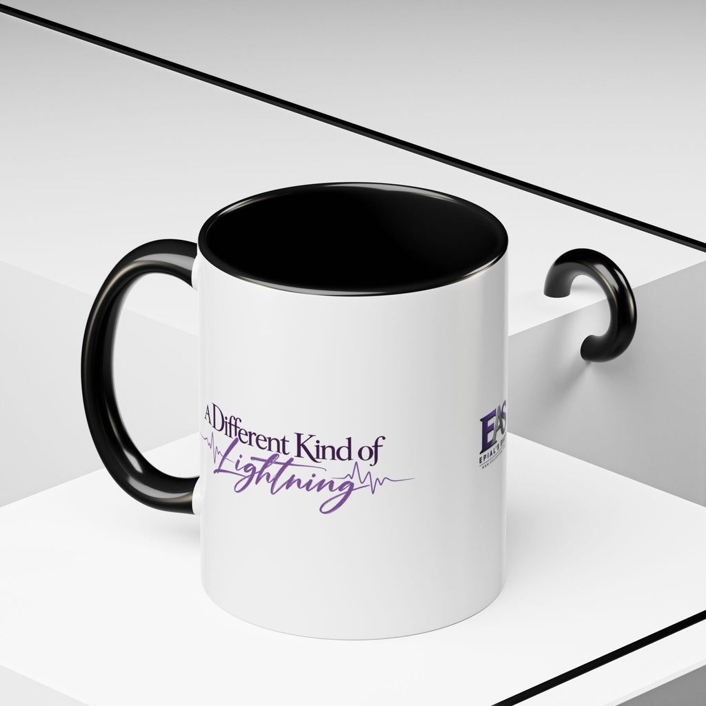 A Different Kind of Lightning | Epilepsy Awareness Two-Tone Coffee Mug (11oz/15oz)