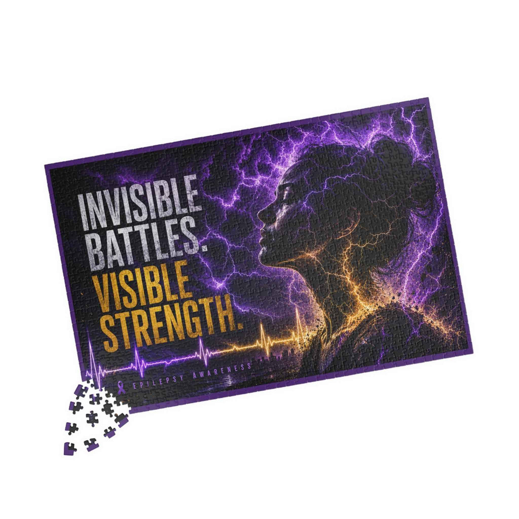 Invisible Battles Puzzle | Epilepsy Awareness Jigsaw Puzzle | 1014 Pieces
