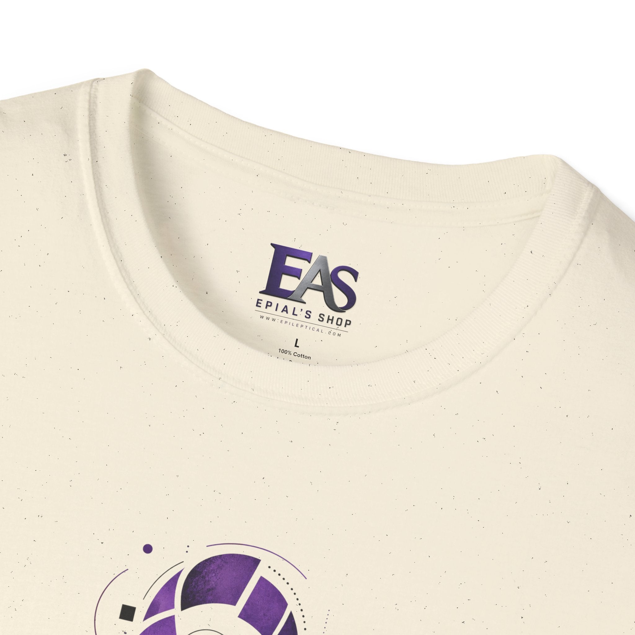 Fragmented, Not Broken Epilepsy Awareness T-Shirt | Purple Ribbon Unisex Graphic Tee