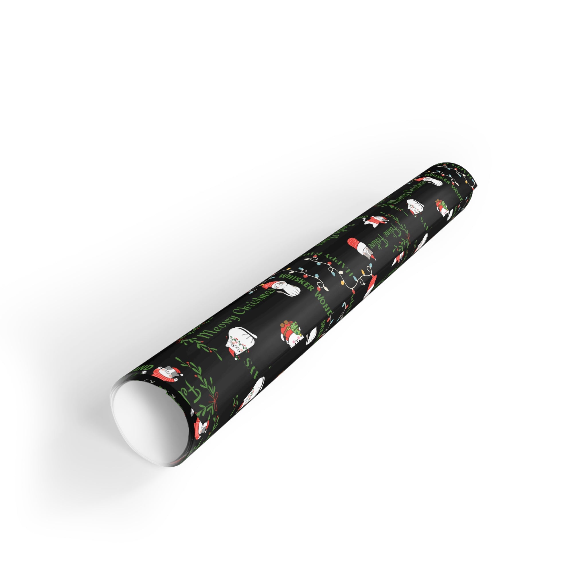 Cat Pun Christmas Gift Wrapping Paper Roll - Paper Products, Gift Wrapping Paper - EpiAl's Shop