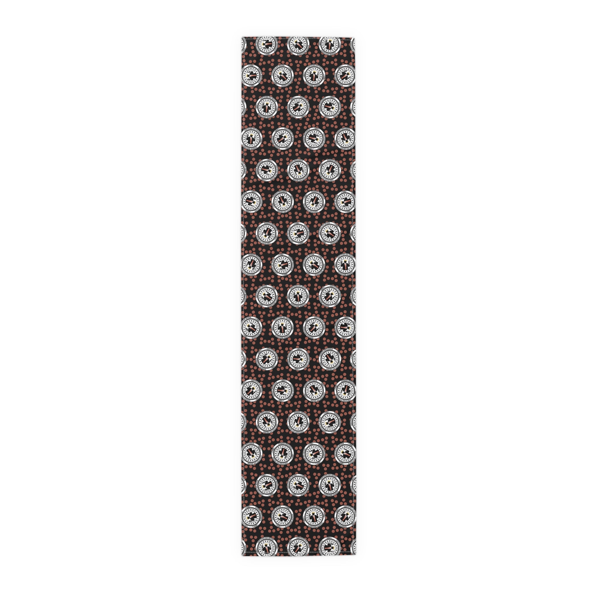 Certified Six Seven Table Runner – Political Parody Medallion Table Decor