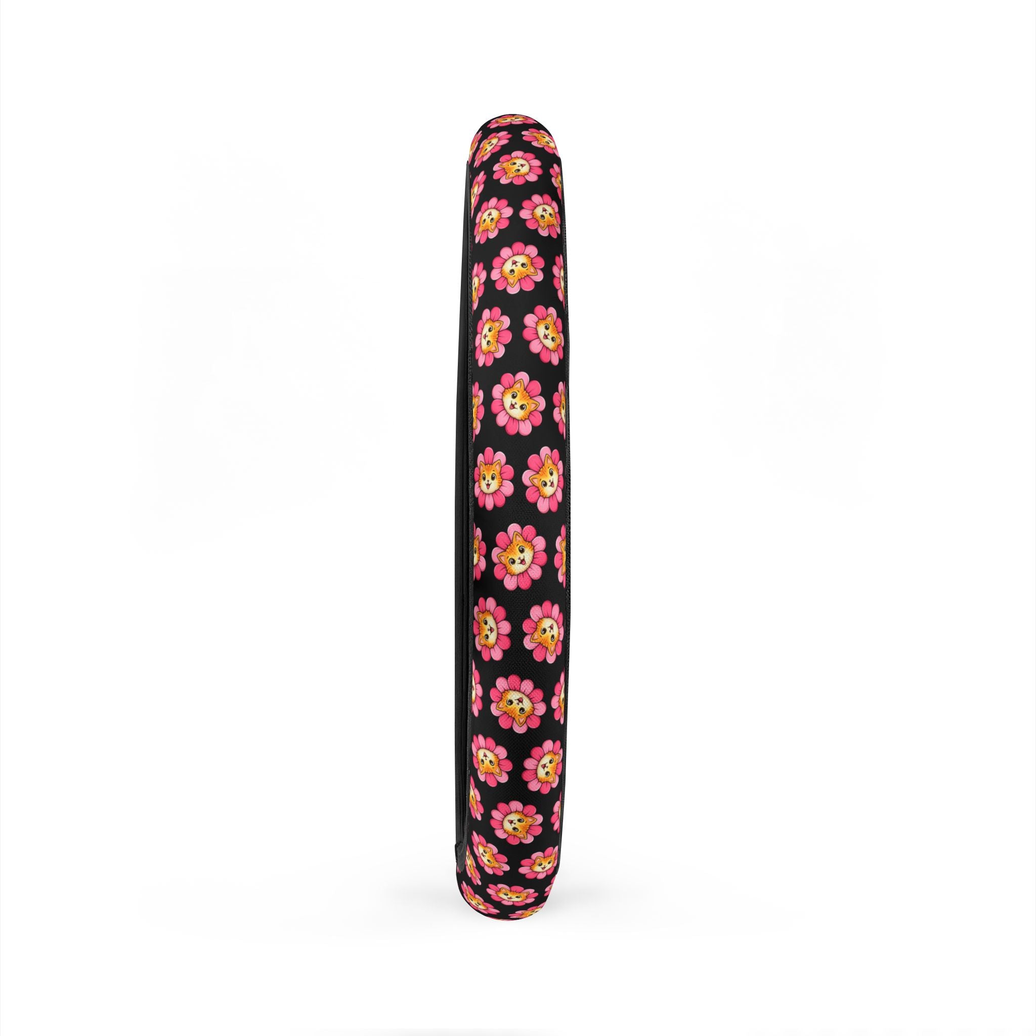 Floral Cat Steering Wheel Cover — Bloom With Attitude Edition