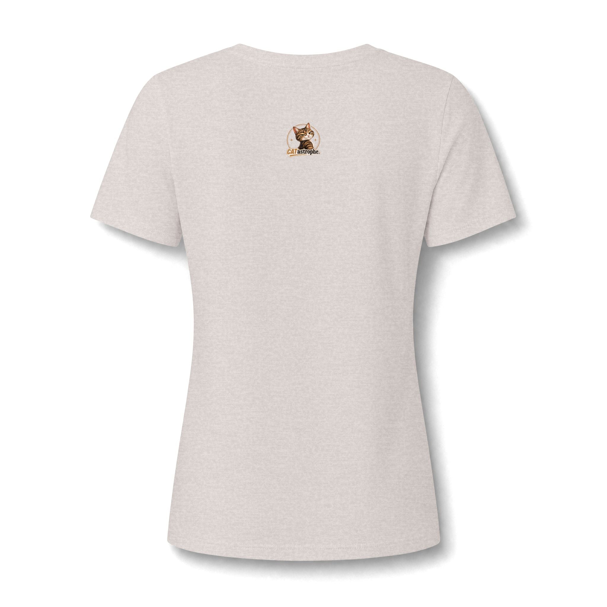 CATastrophe Women’s Relaxed V-Neck T-Shirt