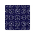 Vintage Bistro Crest Cotton Twill Napkin | Navy Dining Table Accent
