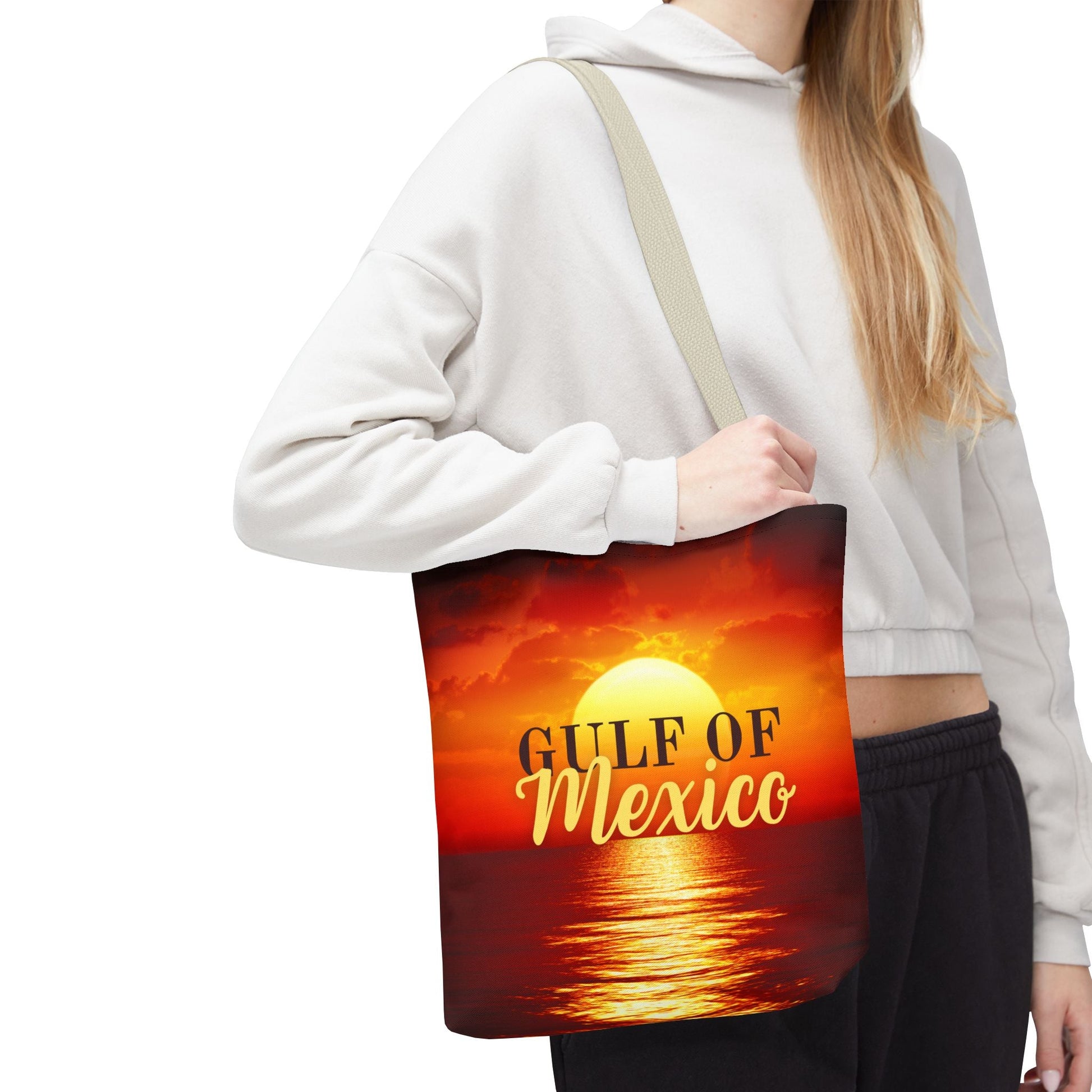 Gulf of Mexico Sunset Tote Bag - Chic Beach Accessory Printify