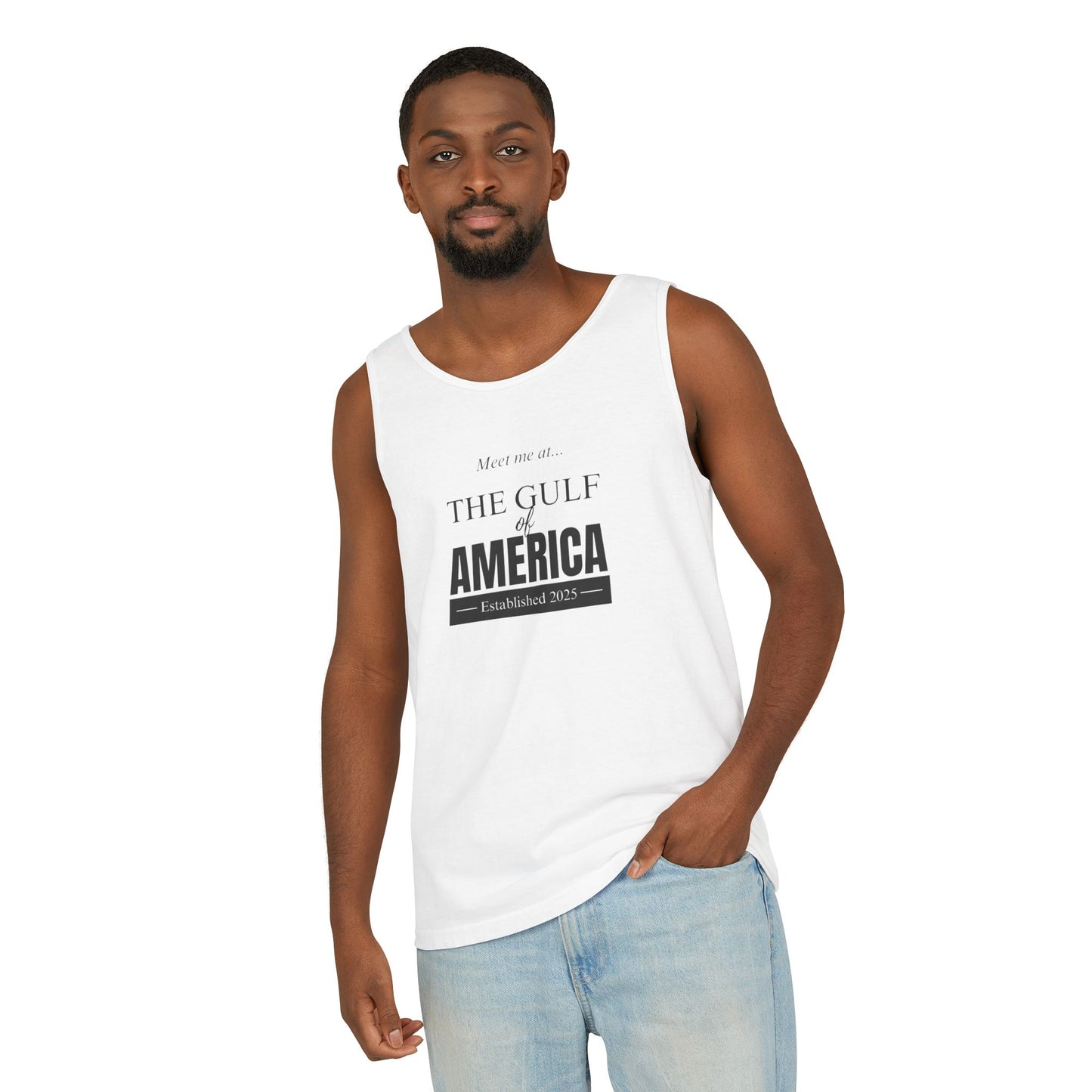 Gulf of America Unisex Garment-Dyed Tank Top