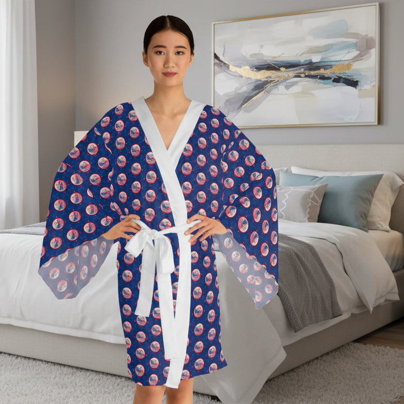 Opinionated Era Kimono Robe – Political Awareness Lounge Robe