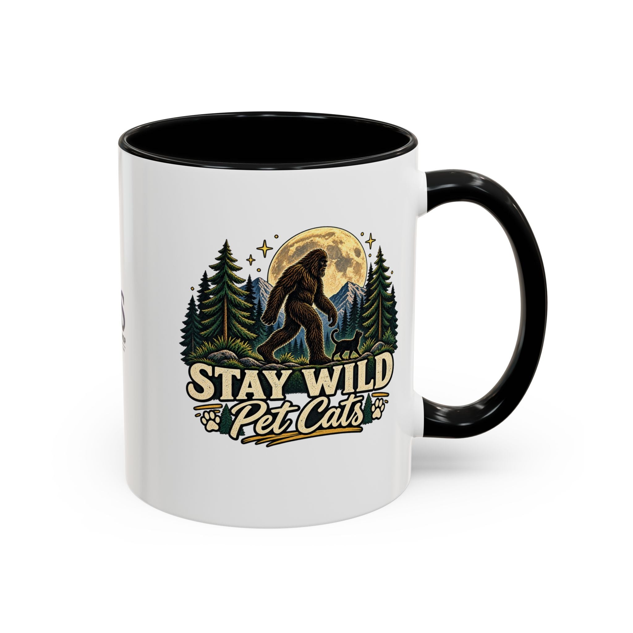Stay Wild Pet Cats Sasquatch Accent Mug
