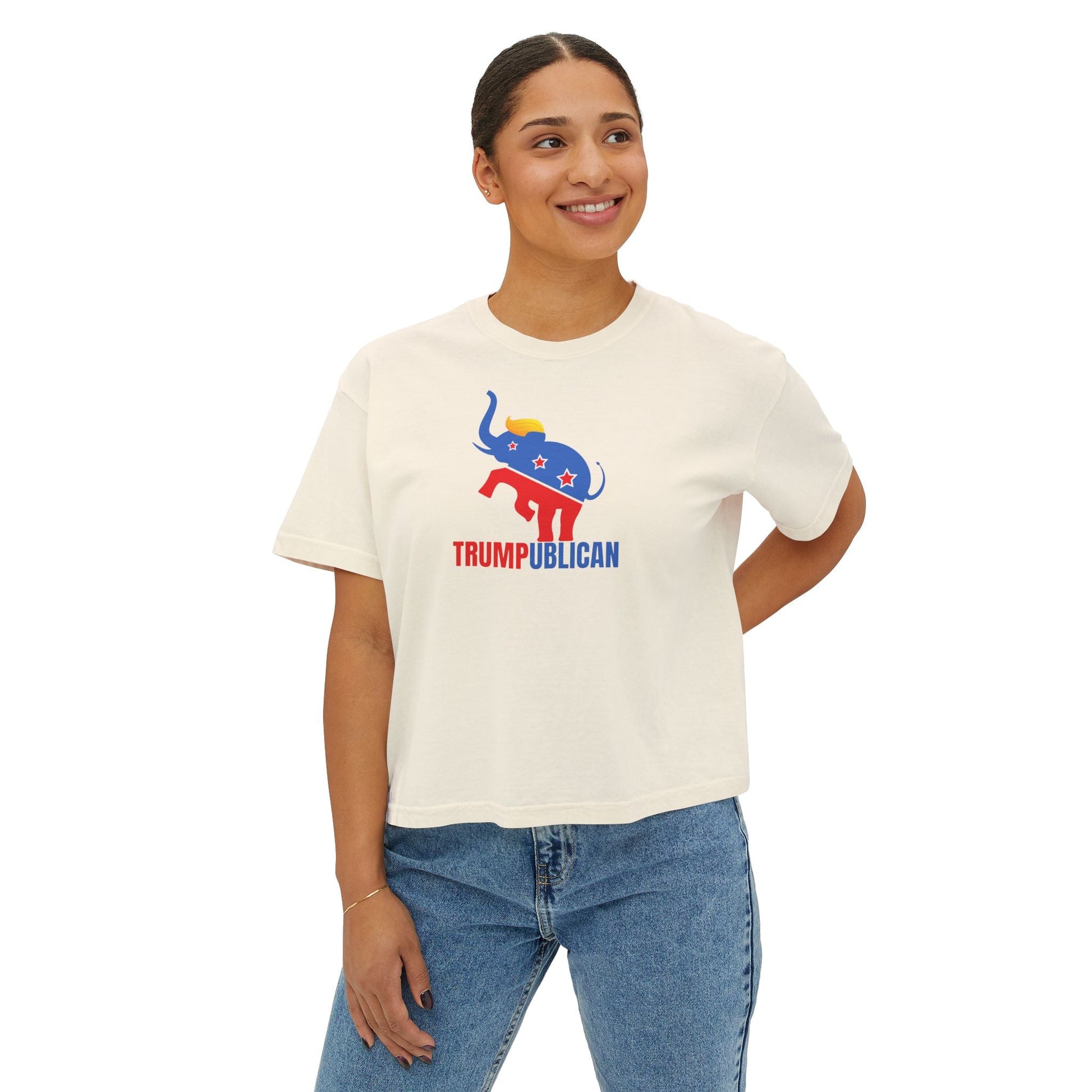 Trumpublican Women's Boxy Tee Printify