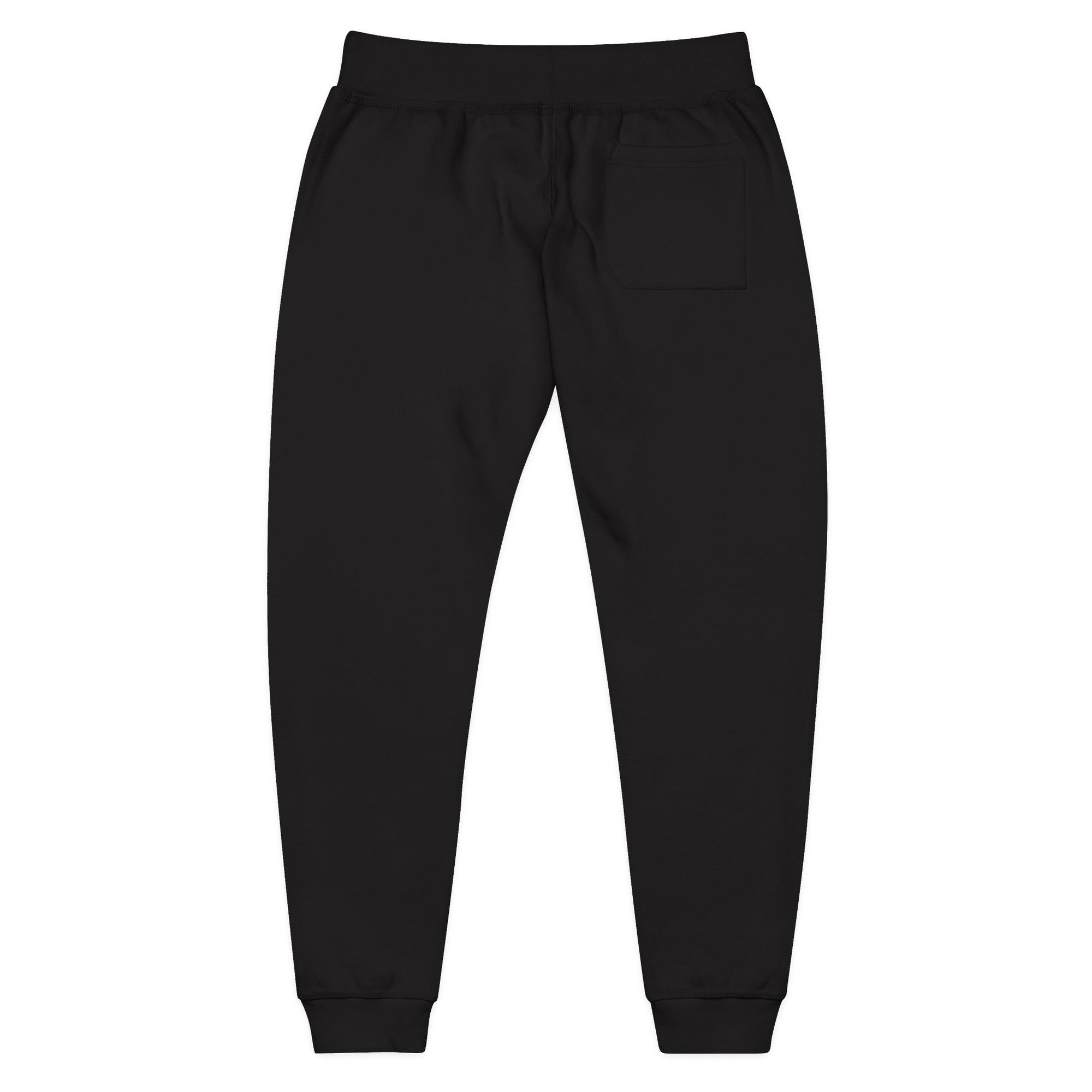 Cozy Embroidered Unisex Fleece Sweatpants for Relaxation