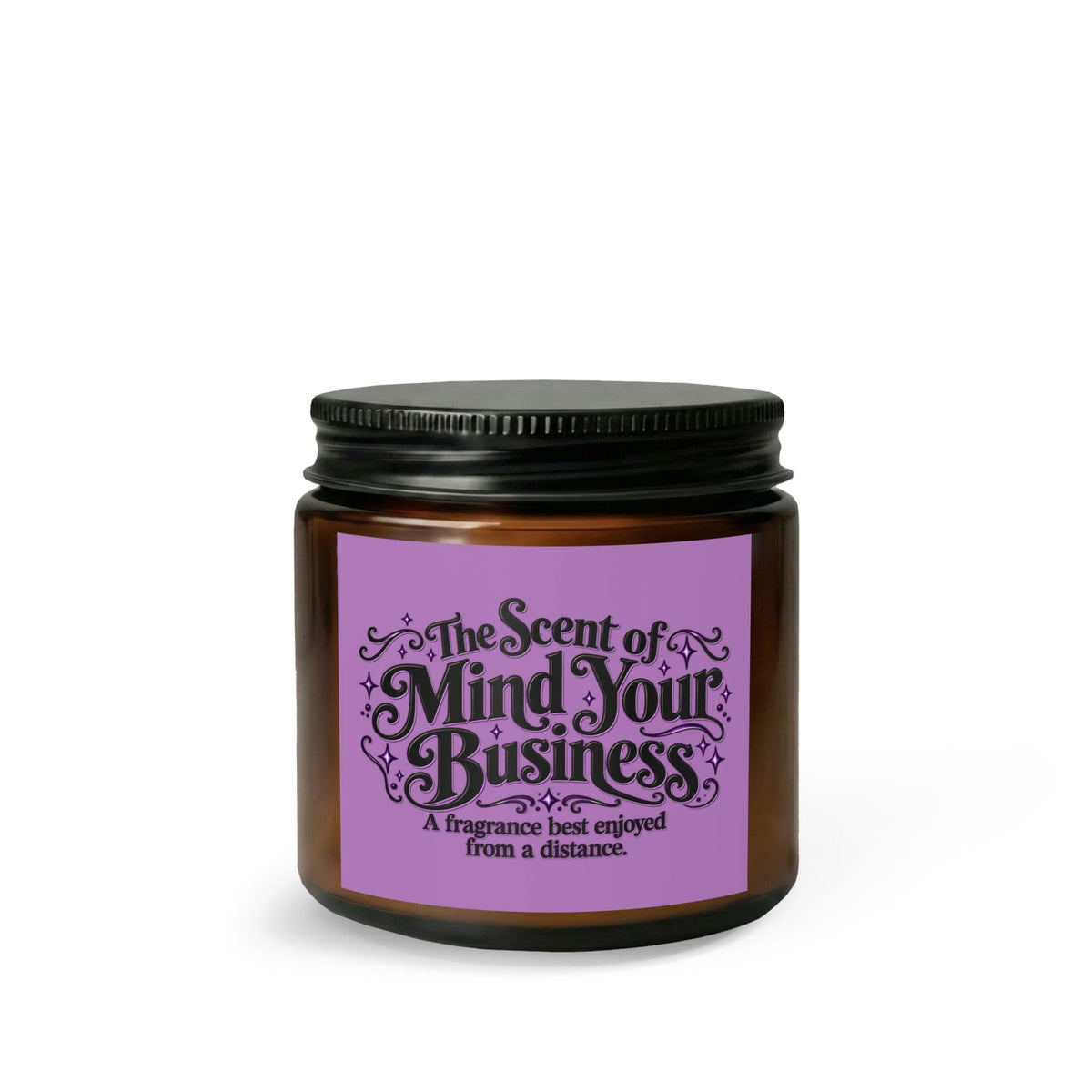 The Scent of Mind Your Business Scented Candle & Wick Trimmer Gift Set | Funny Sarcastic Candle