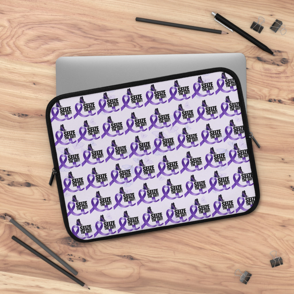 Purple Epilepsy Awareness Laptop Sleeve