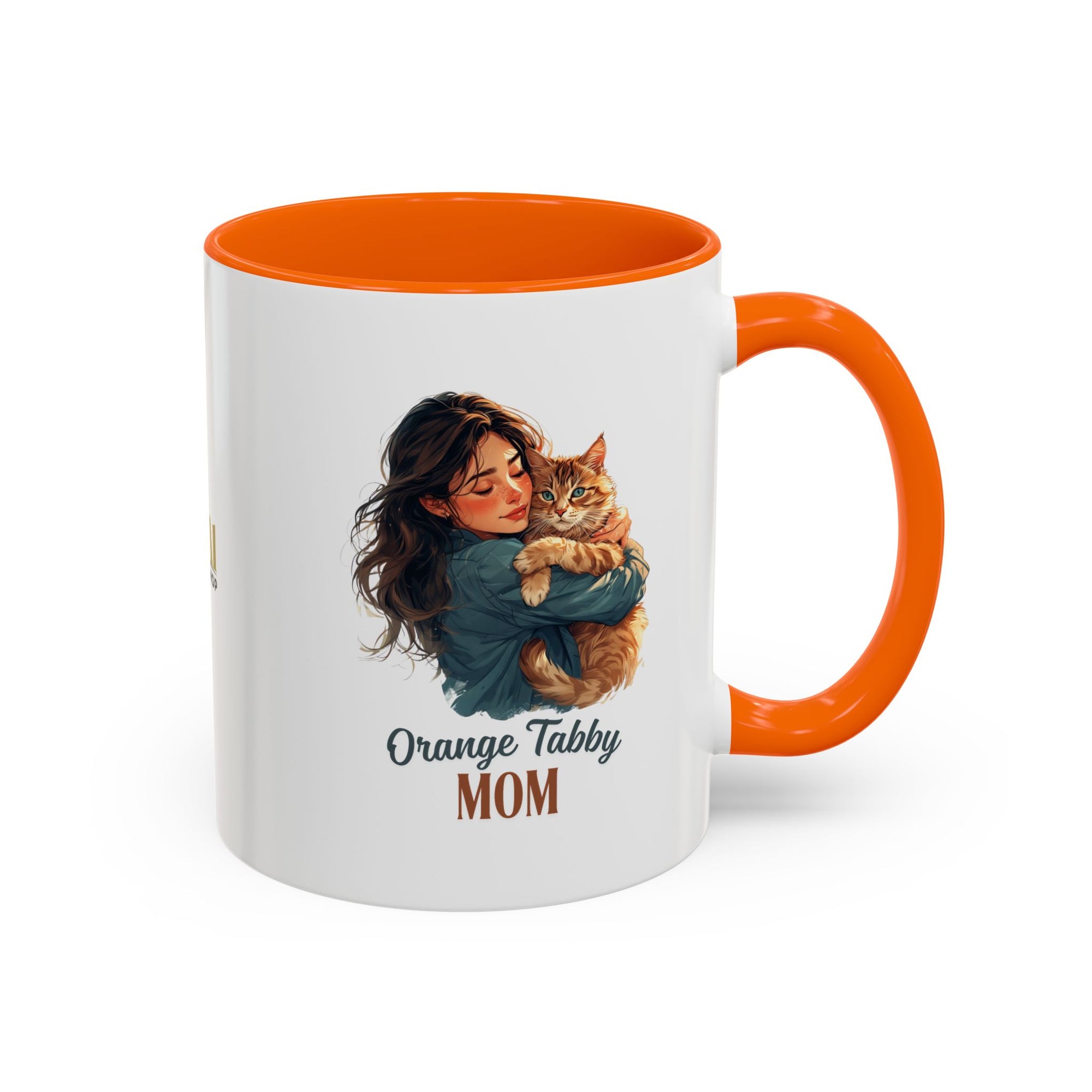 Charming Orange Tabby Mom Coffee Mug – Perfect Gift for Cat Lovers