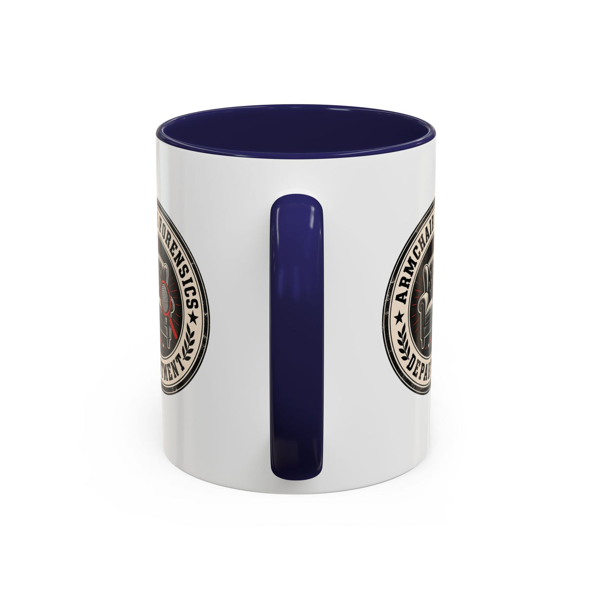 Armchair Forensics Department Accent Coffee Mug, True Crime Mug, 11 oz & 15 oz