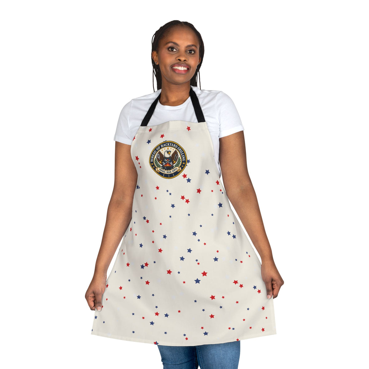 Bureau of Backyard Grilling Patriotic Apron