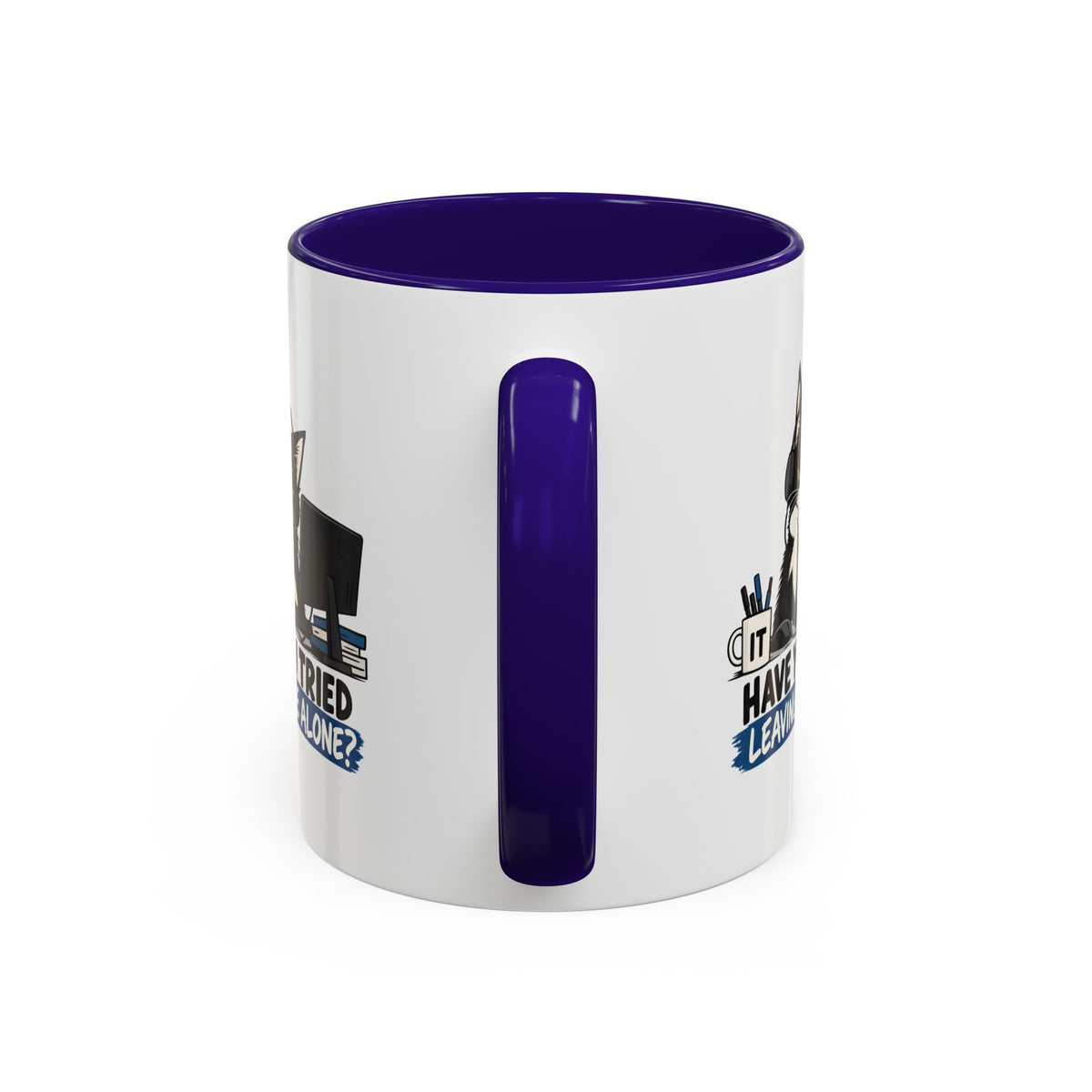 Have You Tried Leaving Me Alone? IT Cat Mug | Funny Office & Tech Support Coffee Mug