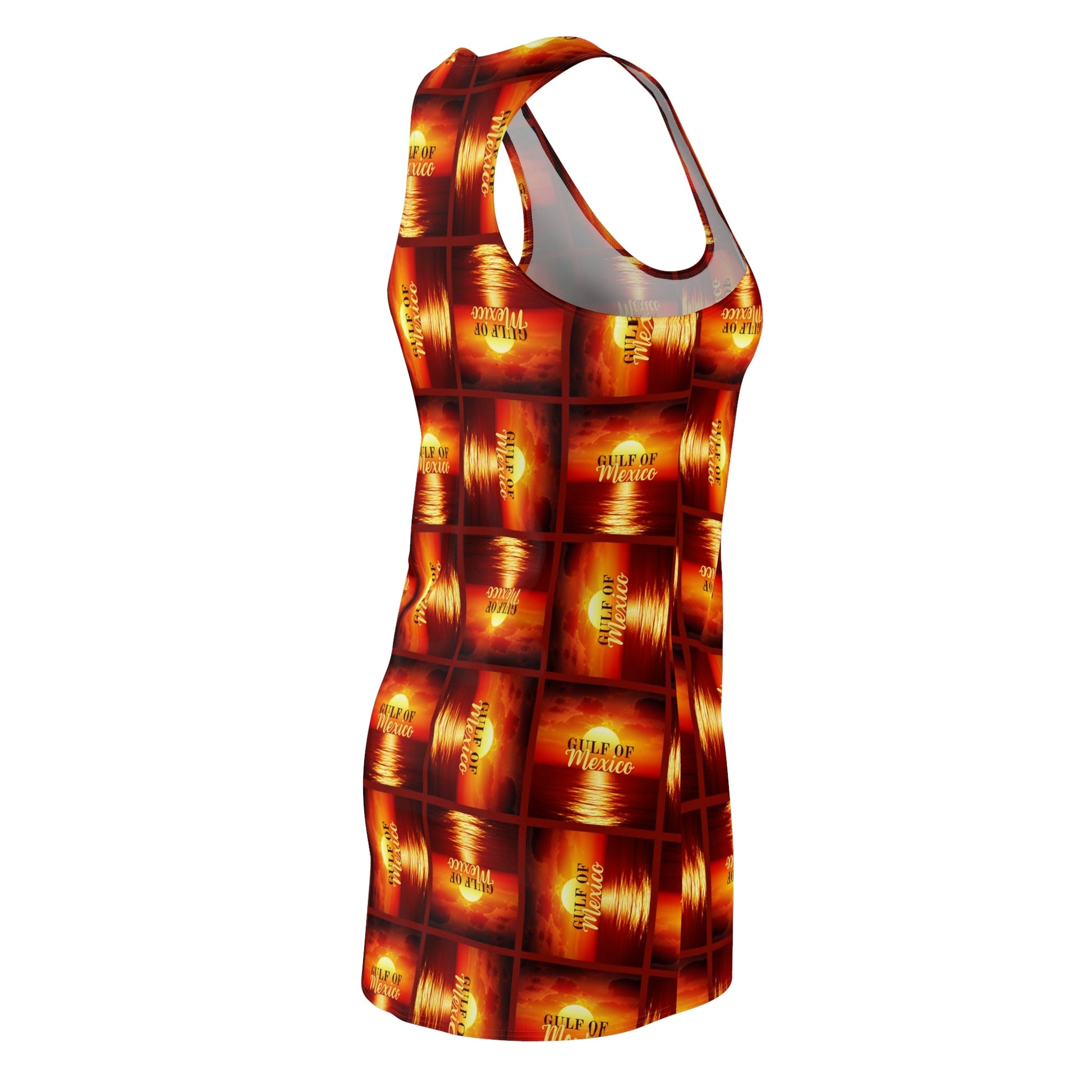 Sunset Gulf of Mexico Vibes Racerback Dress Printify