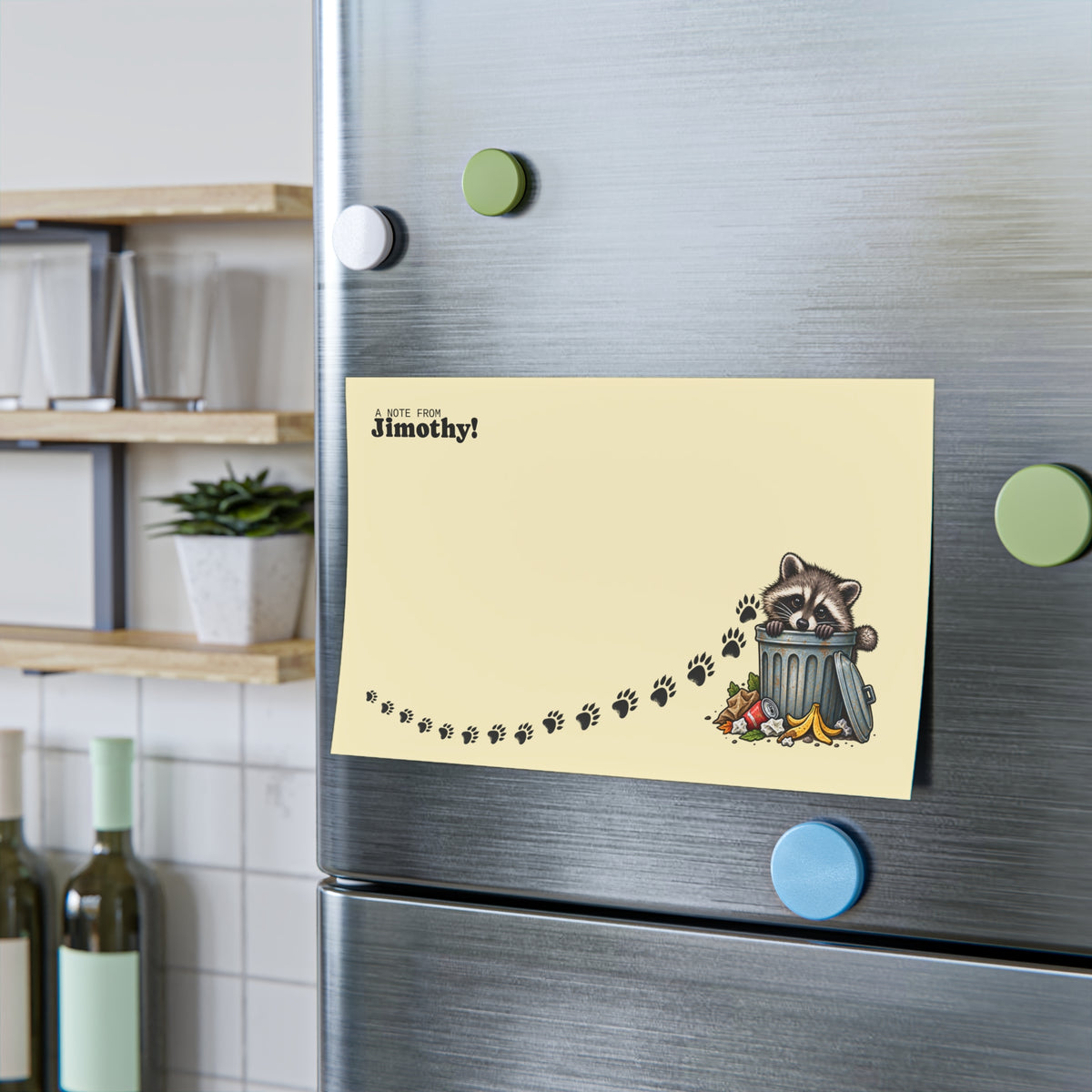 A Note From Jimothy Raccoon Post-it® Notes