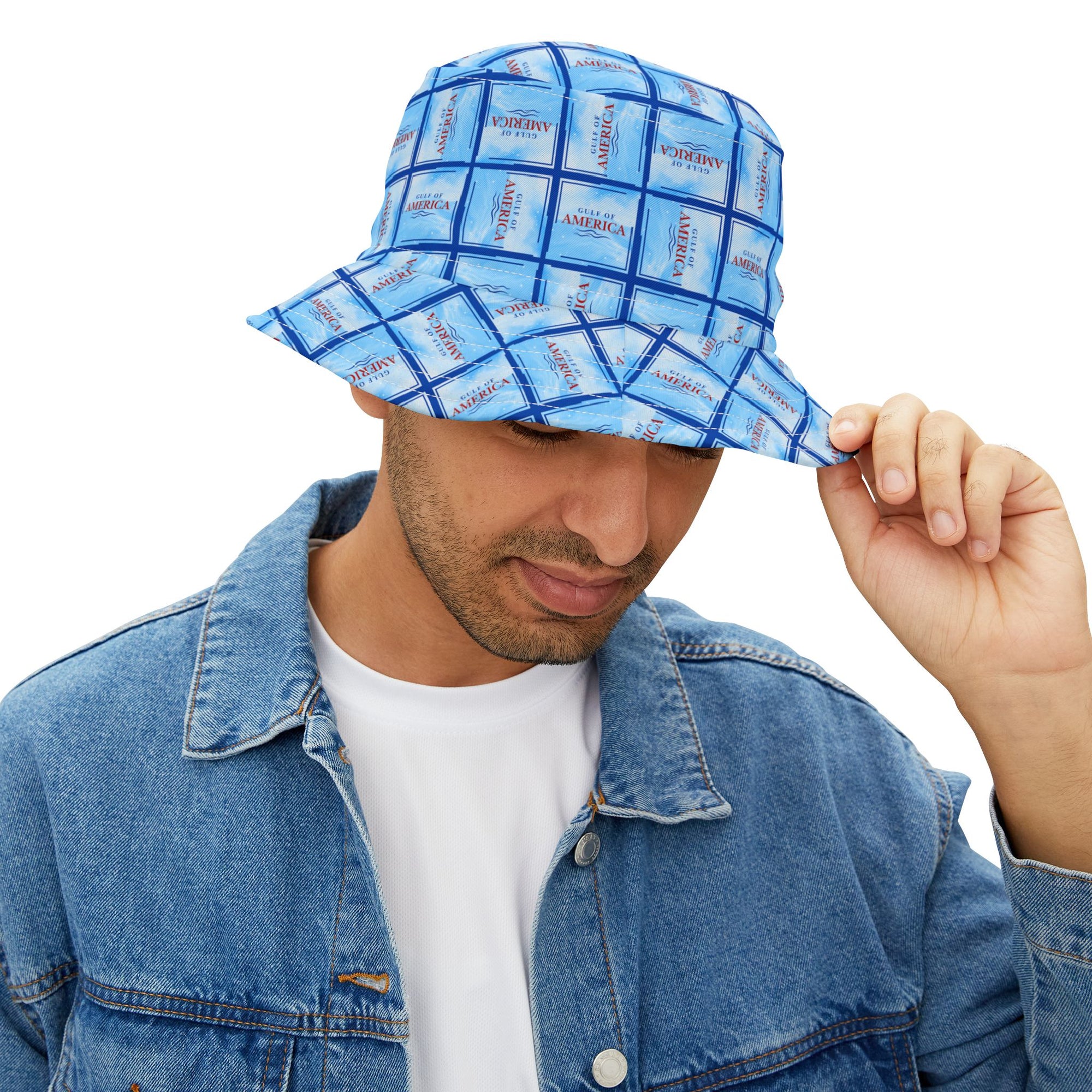 American Gulf Patterned Bucket Hat