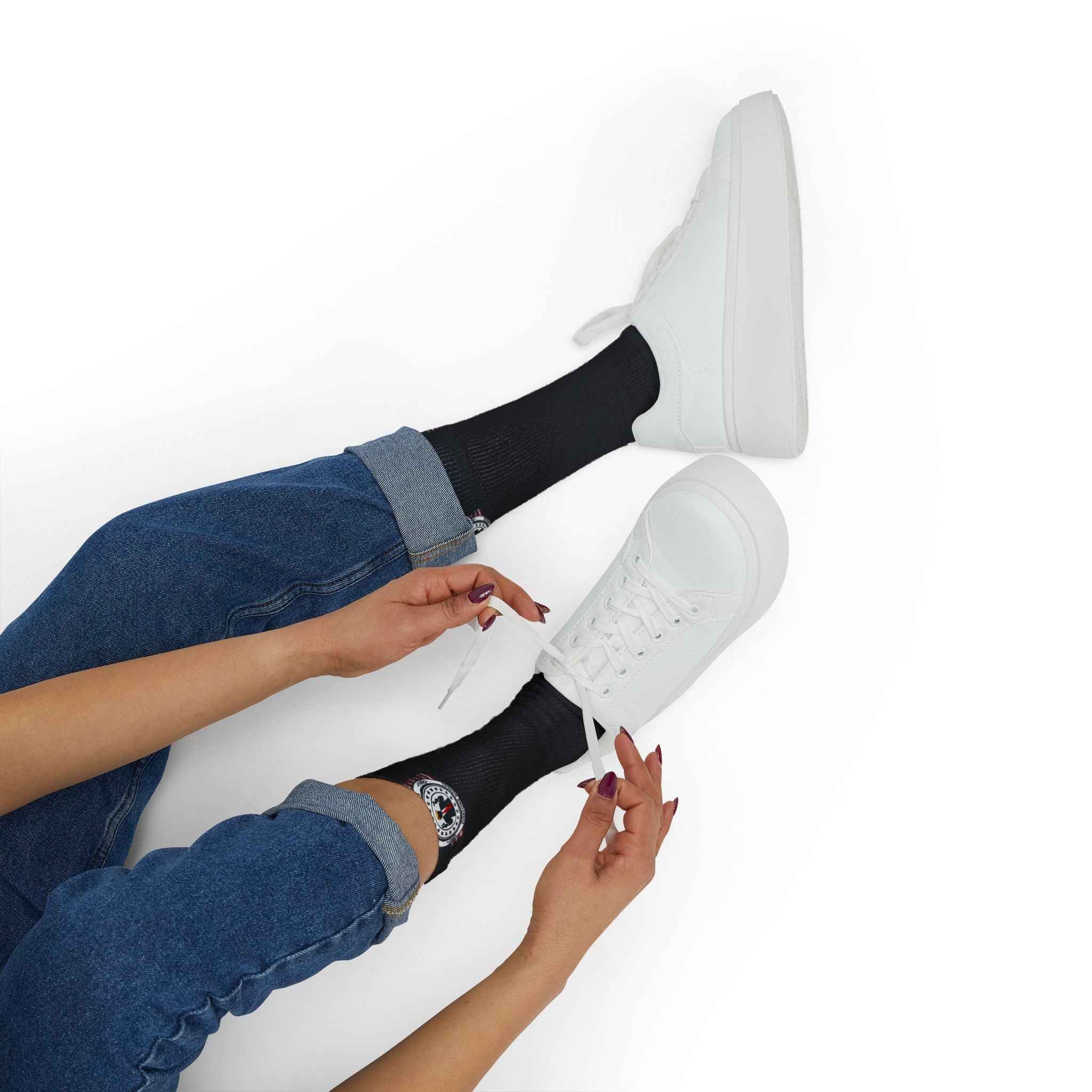 Believe Me Political Parody Crew Socks – 67 Edition