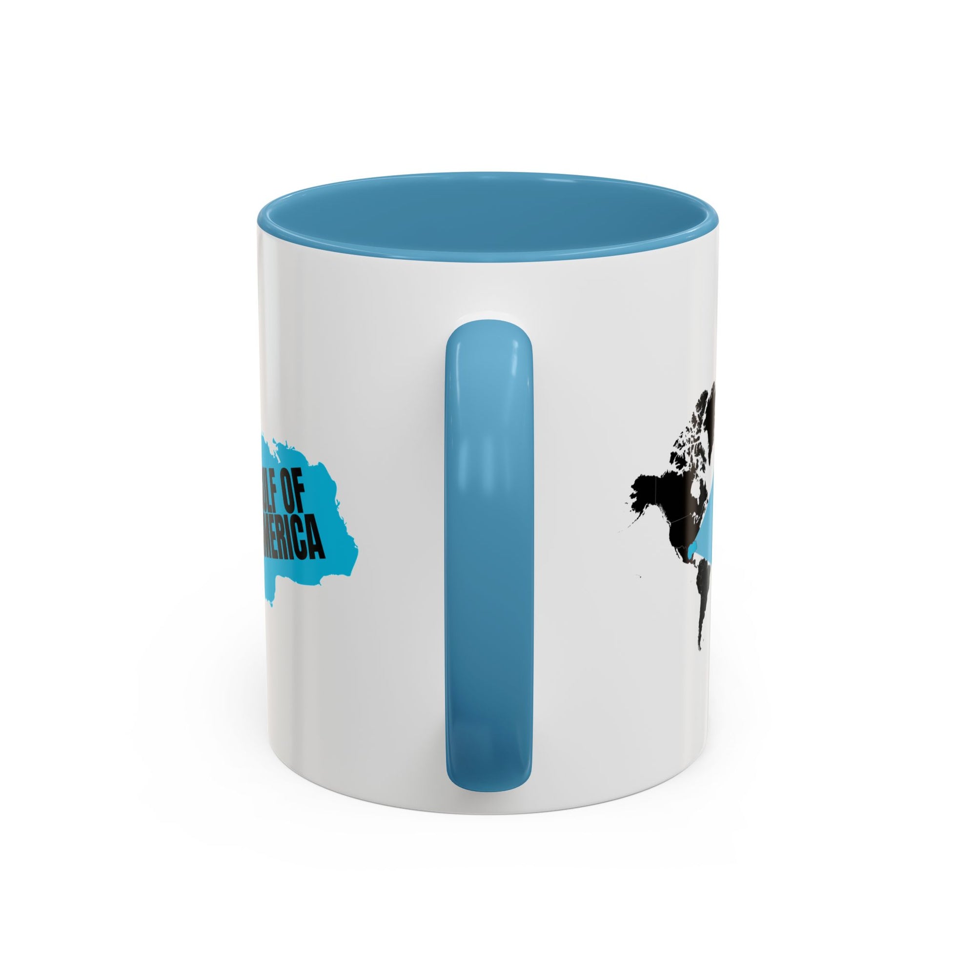 American Gulf Map Accent Coffee Mug