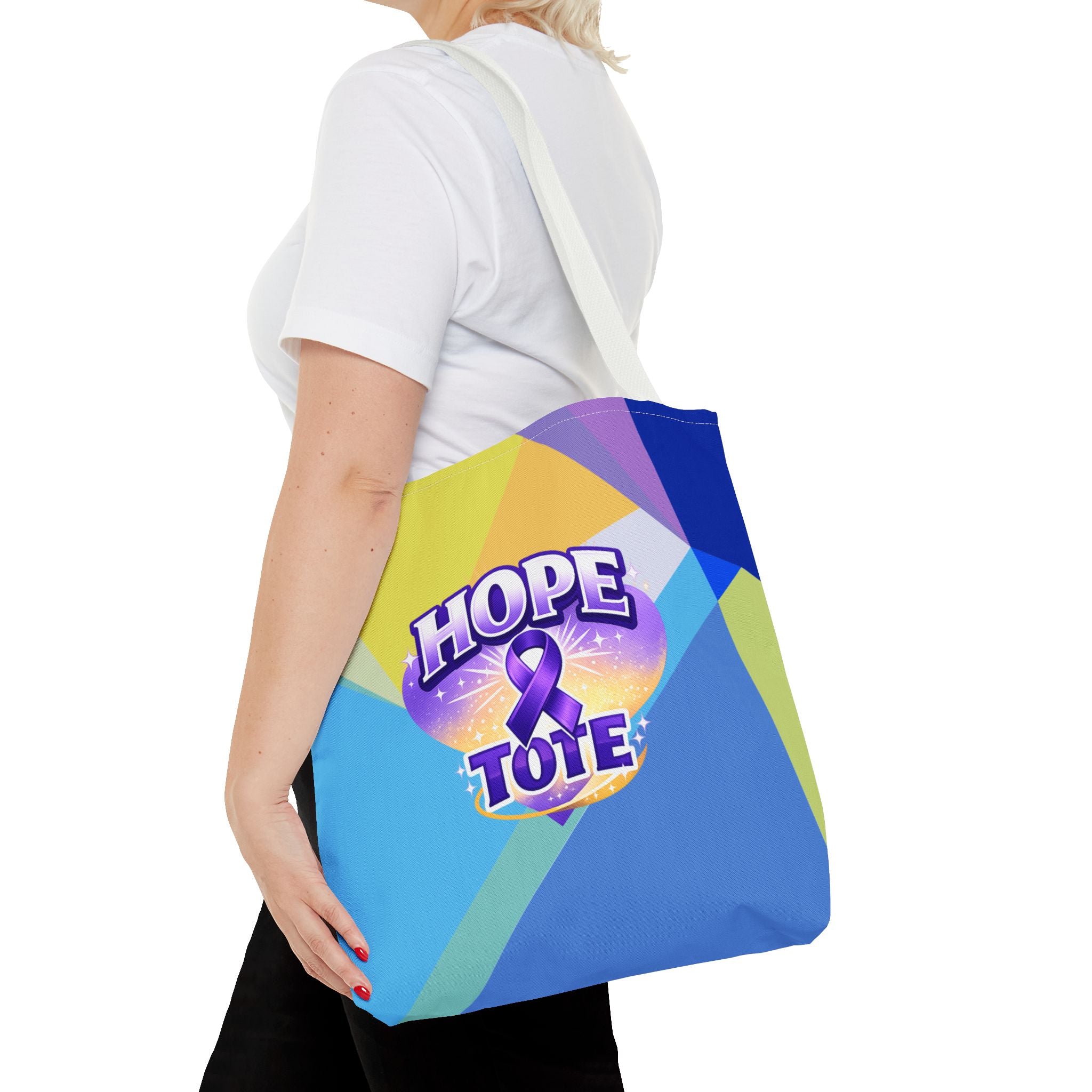 Hope Tote Epilepsy Awareness Ribbon Tote Bag