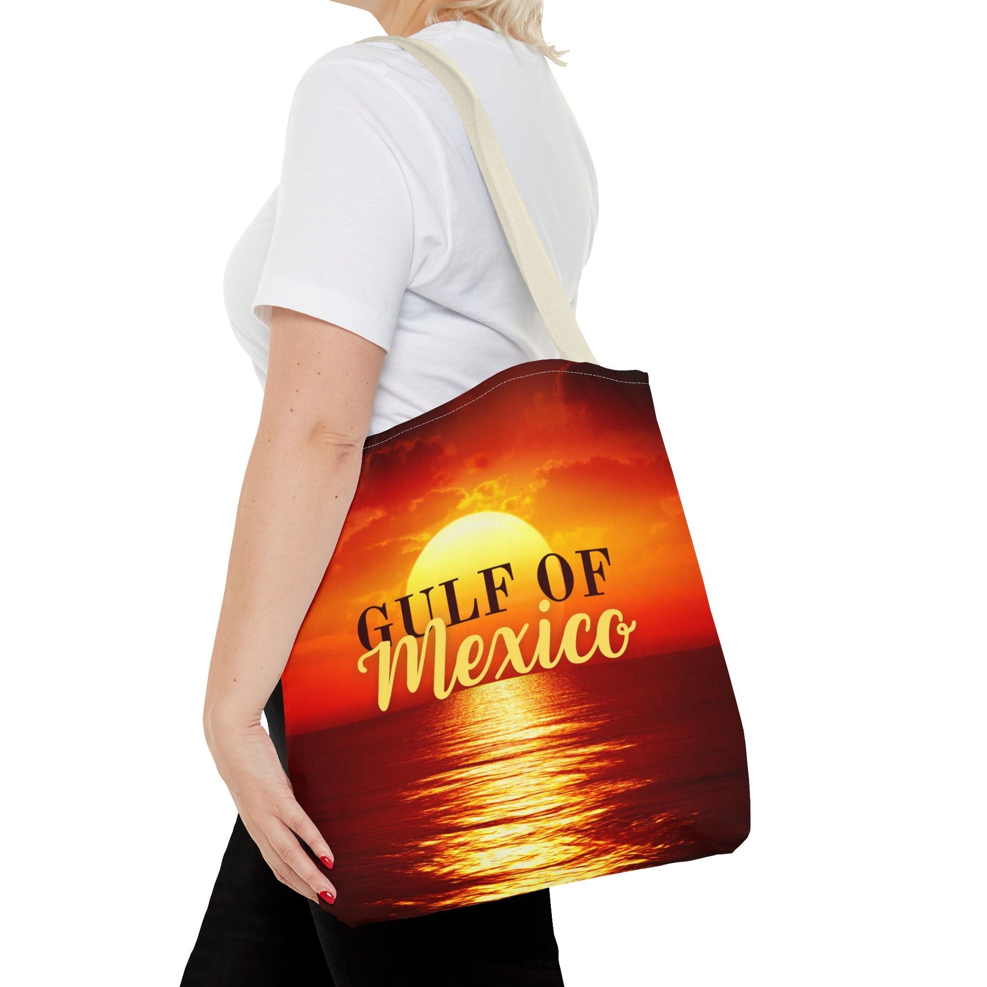 Gulf of Mexico Sunset Tote Bag - Chic Beach Accessory Printify