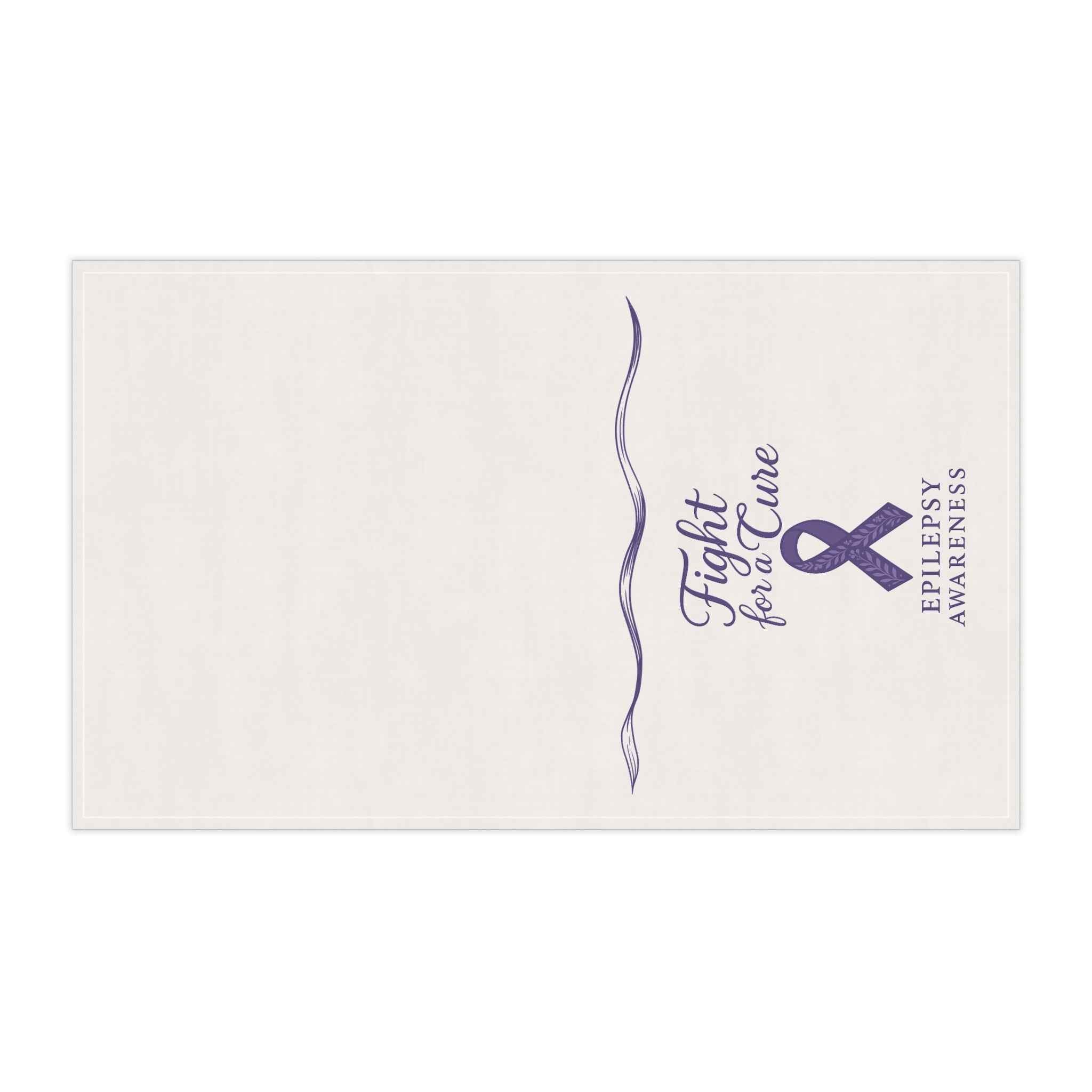 “Fight for a Cure” Epilepsy Awareness Tea Towel