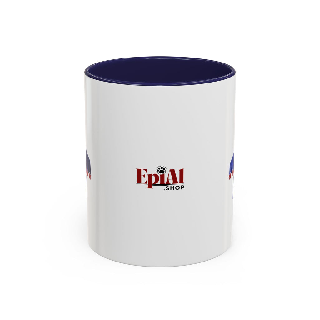 Trump 2028 Accent Coffee Mug - Ceramic Mug for Political Enthusiasts