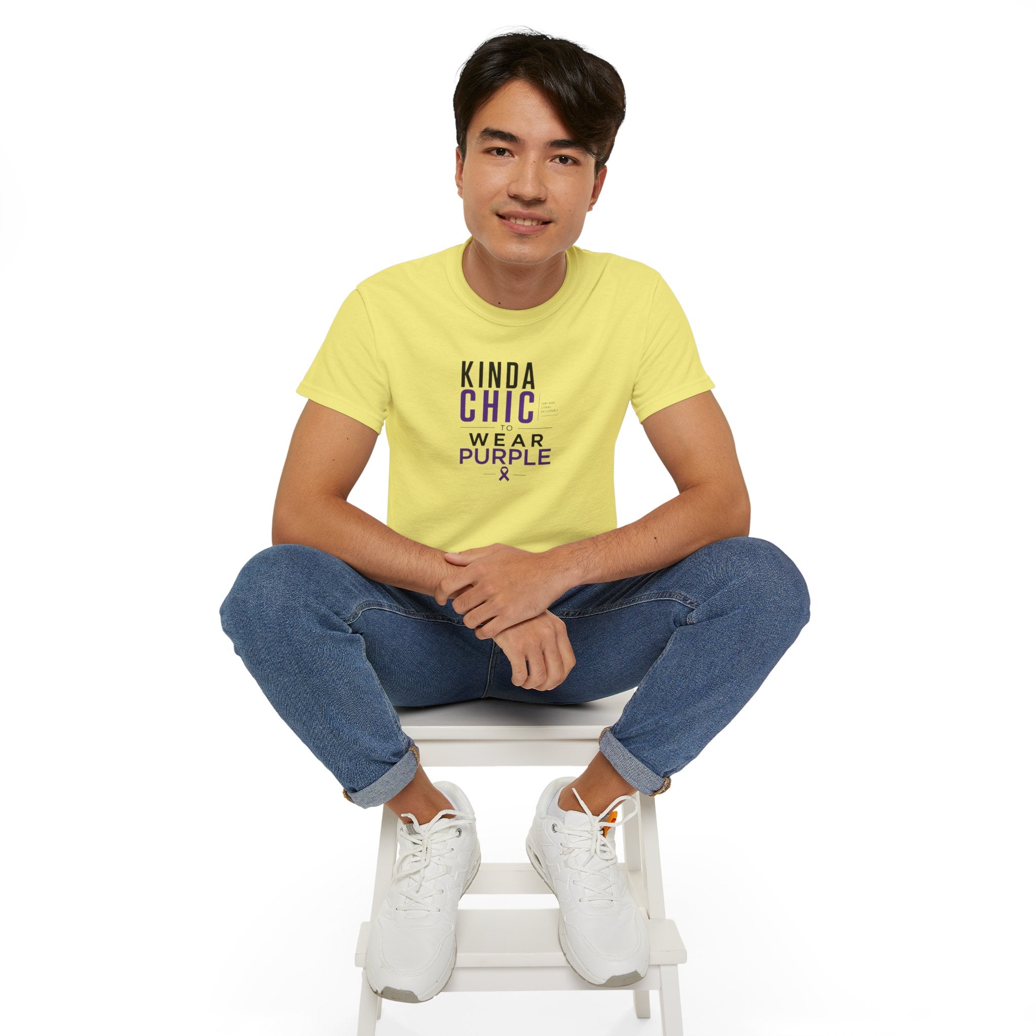 Kinda Chic to Wear Purple Epilepsy Awareness T-Shirt