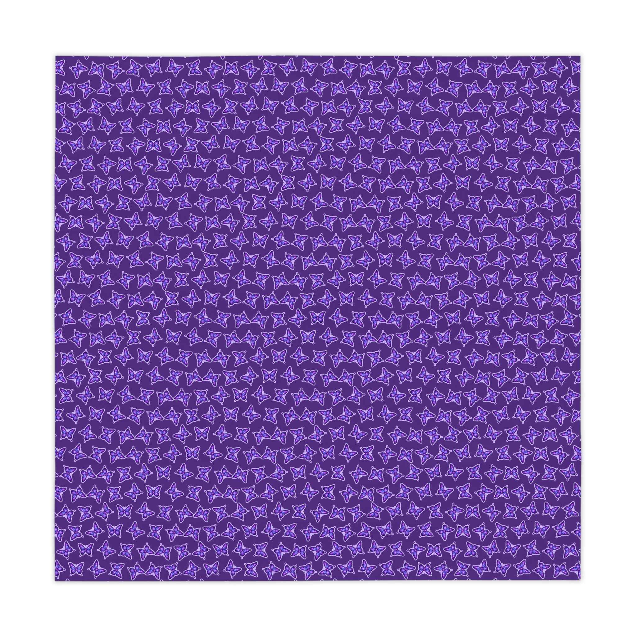 Purple Butterfly Tablecloth – Awareness-Inspired Home Decor