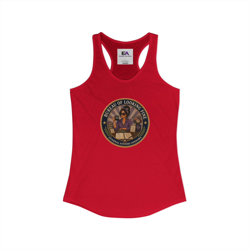 Bureau of Looking Fine Women's Racerback Tank Top – Internal Systems Unknown