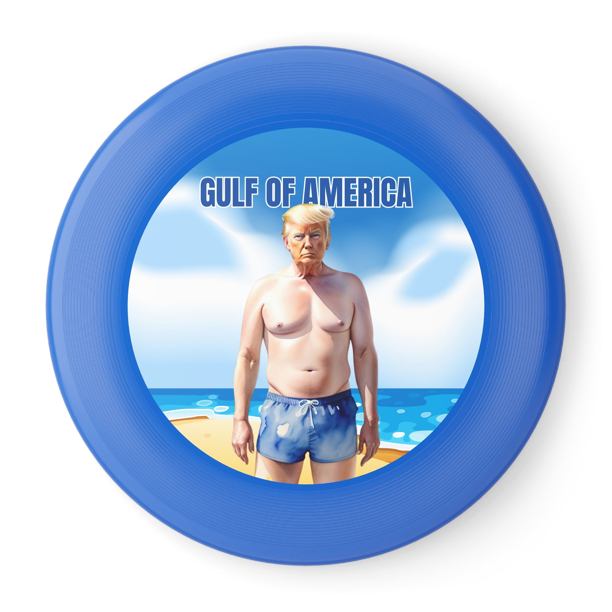 American Gulf Frisbee - Fun Outdoor Flying Disc with Humorous Design